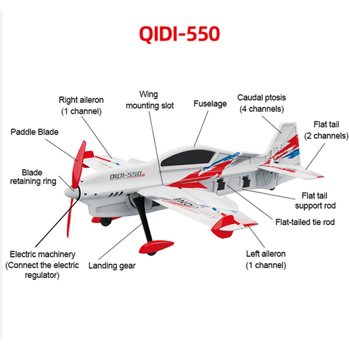 Swift One 3D Plane Qidi 550 RC Plane | Swift One RC Plane