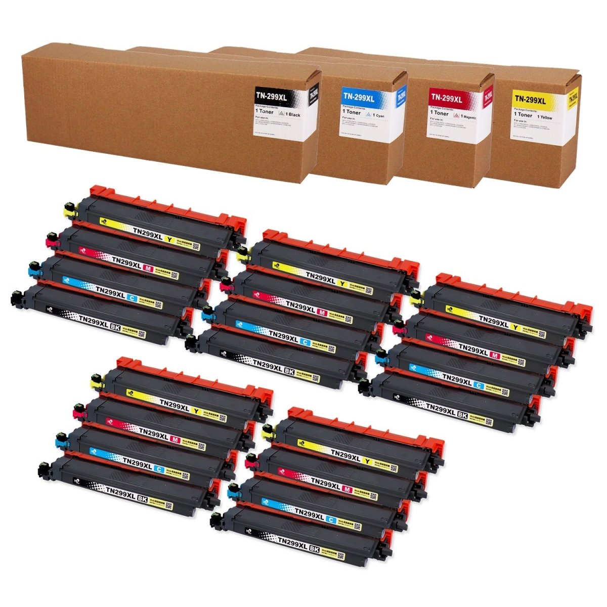 TN299XL 4色セット 互換トナー 大容量｜インクのチップス本店