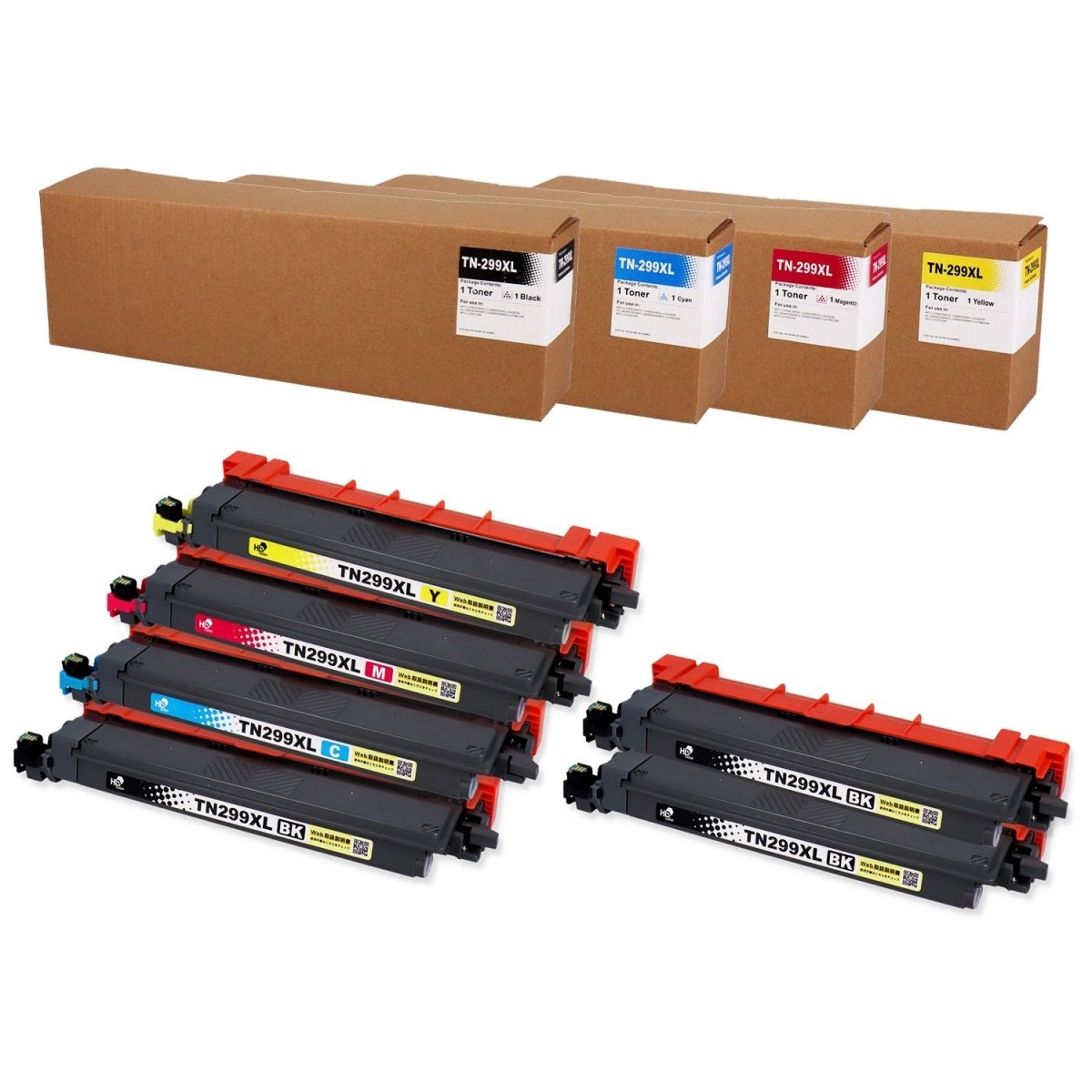 TN299XL 4色セット 互換トナー 大容量｜インクのチップス本店