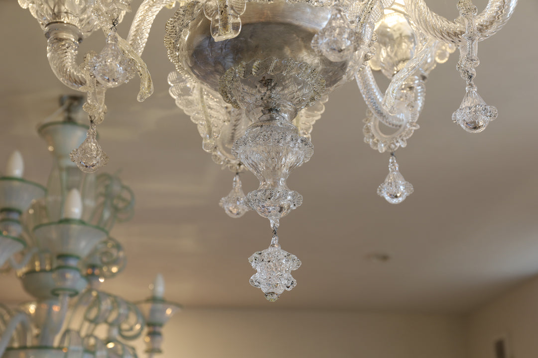 ムラーノガラス（ベネチアングラス）シャンデリア／照明（6灯