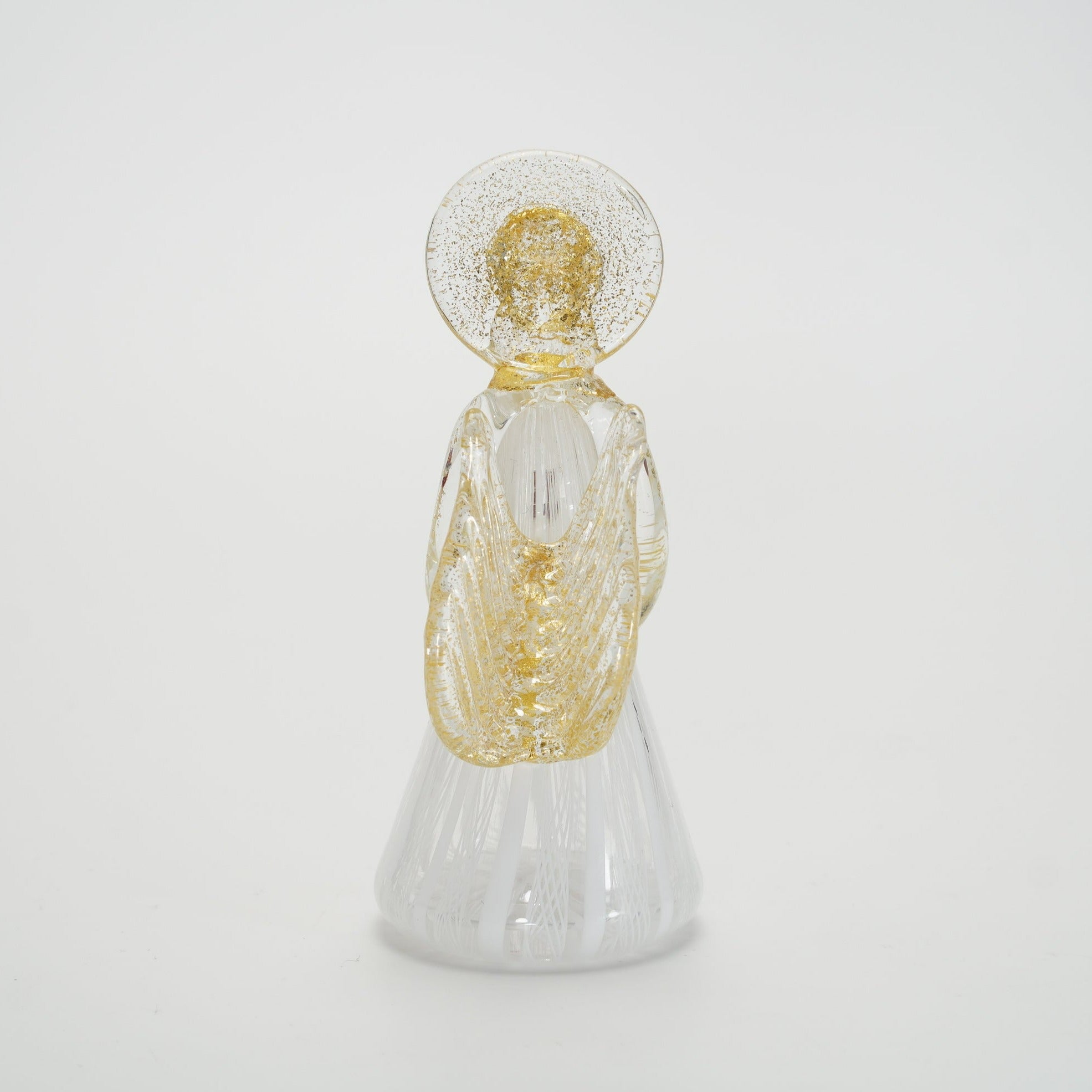 ムラーノガラス（ベネチアングラス）「天使の灯」ビアンコ／レース – chisa