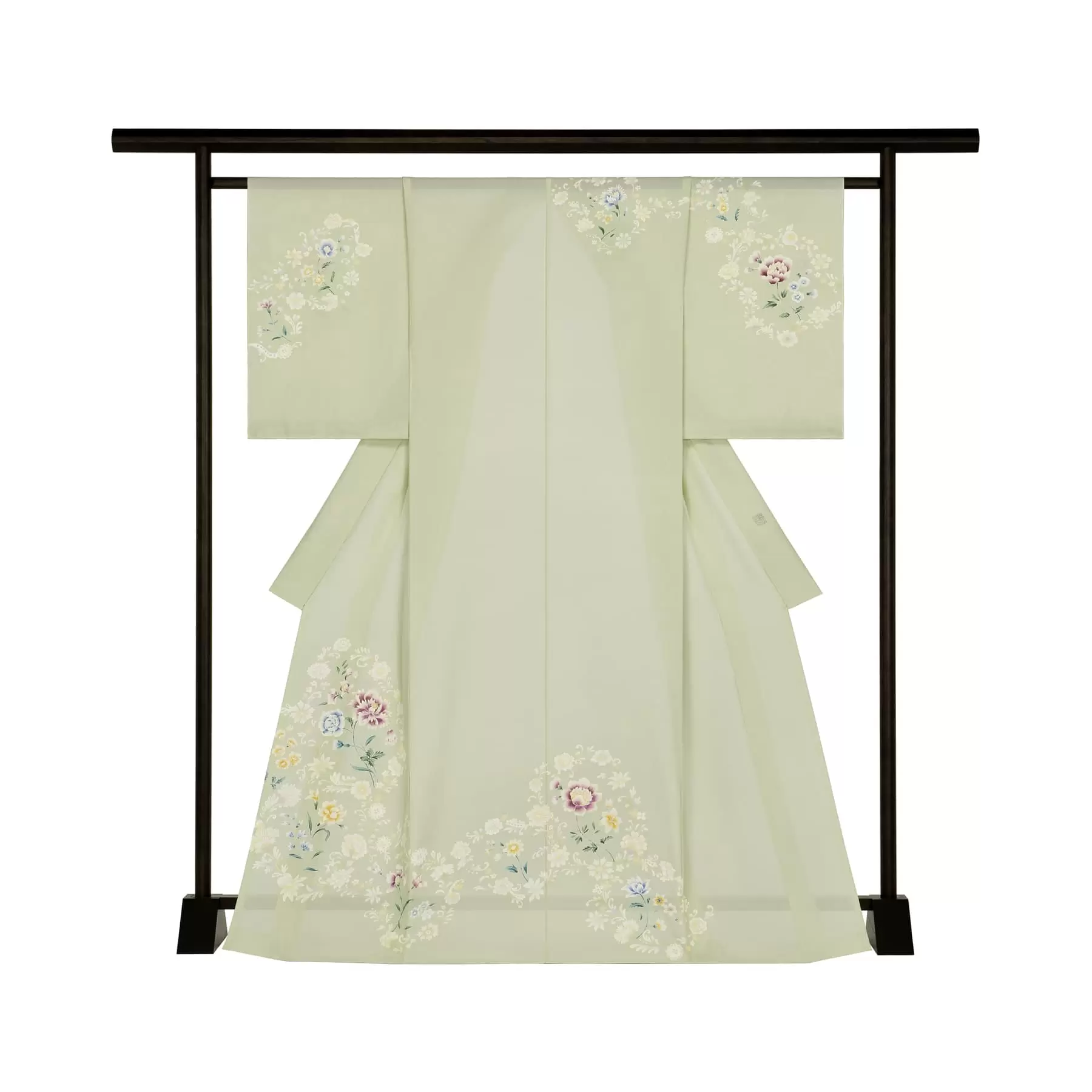 千總 - オンラインショップ - / 【絽訪問着（盛夏）】花円洋花｜ミント