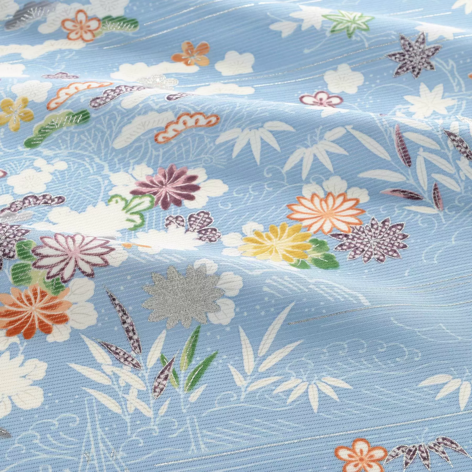 千總 - オンラインショップ - / 【小紋・友禅着尺】潮風｜絽（盛夏