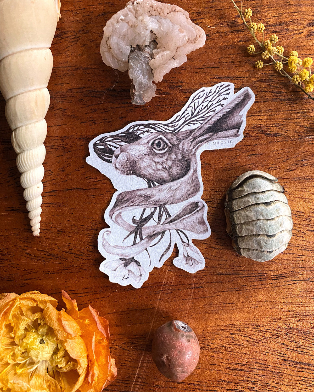 Rabbit - Sticker – Christina Mrozik