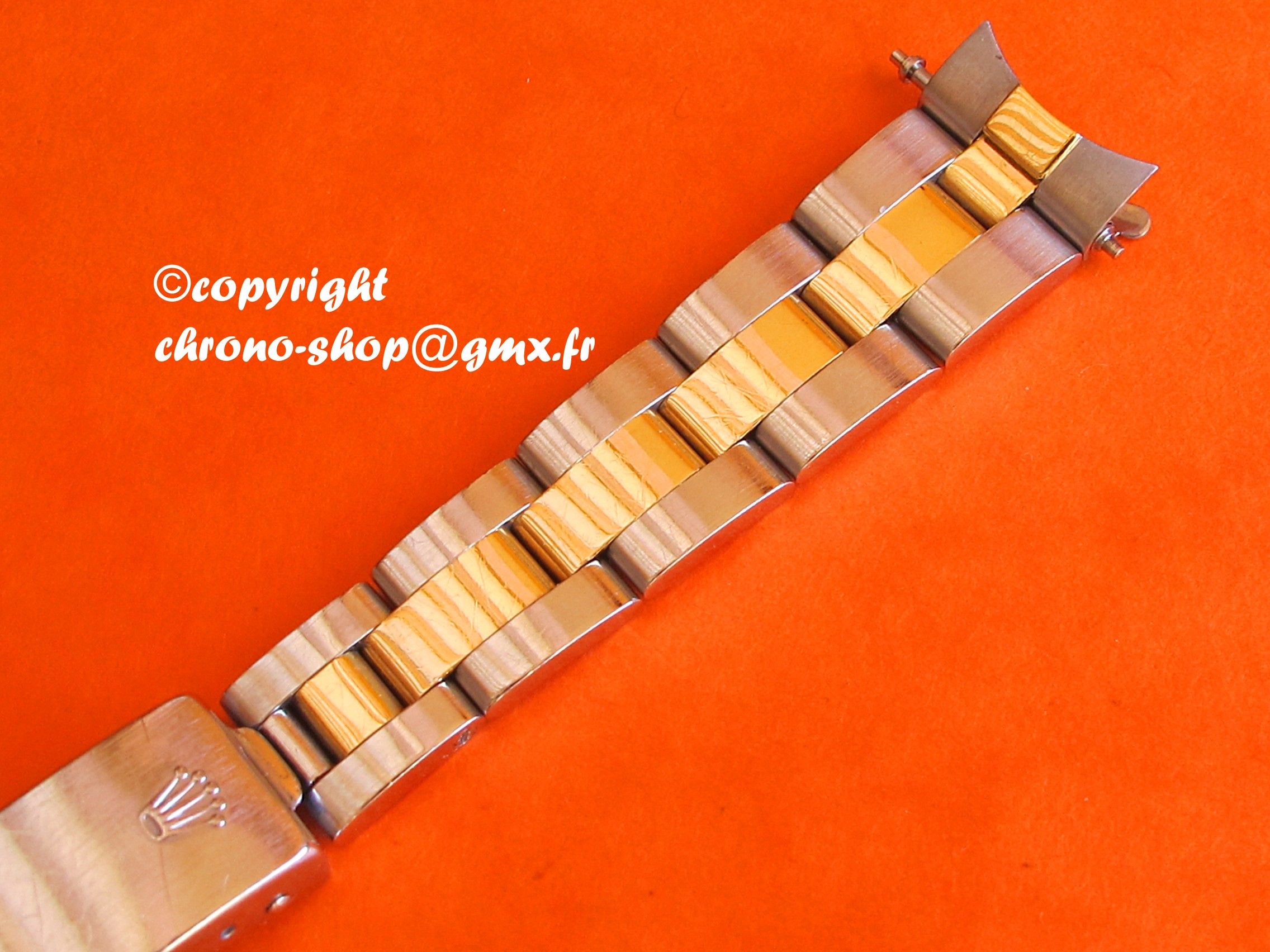 BRACELET 78343 LADY OYSTER SSTEEL GOLD 13mm