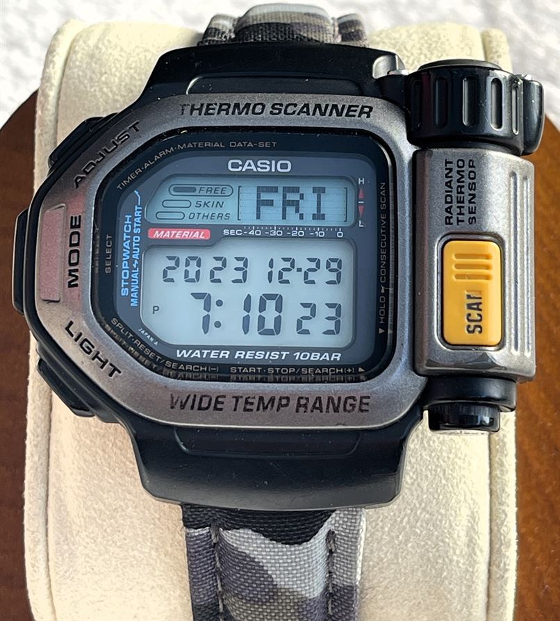 CASIO Thermo Scanner TSR-100 Vintage Watch - Chrono Collect