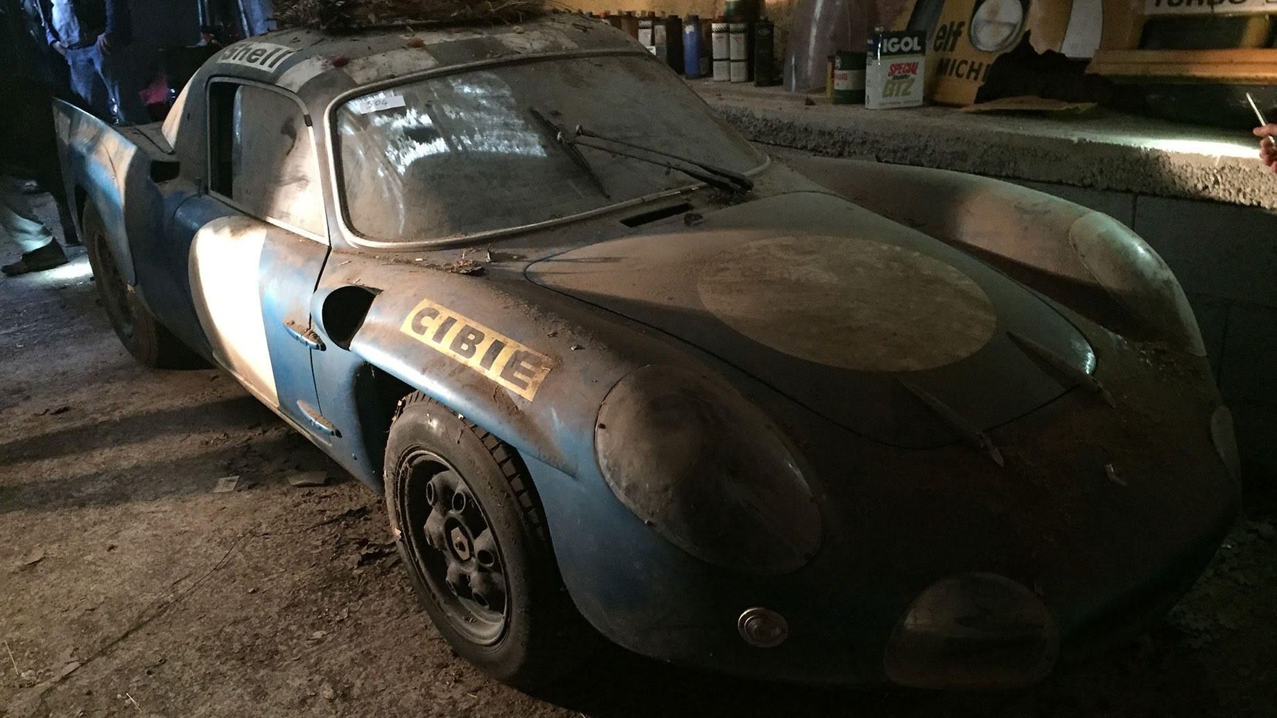 Historic Alpine Le Mans prototype preserved in French shed