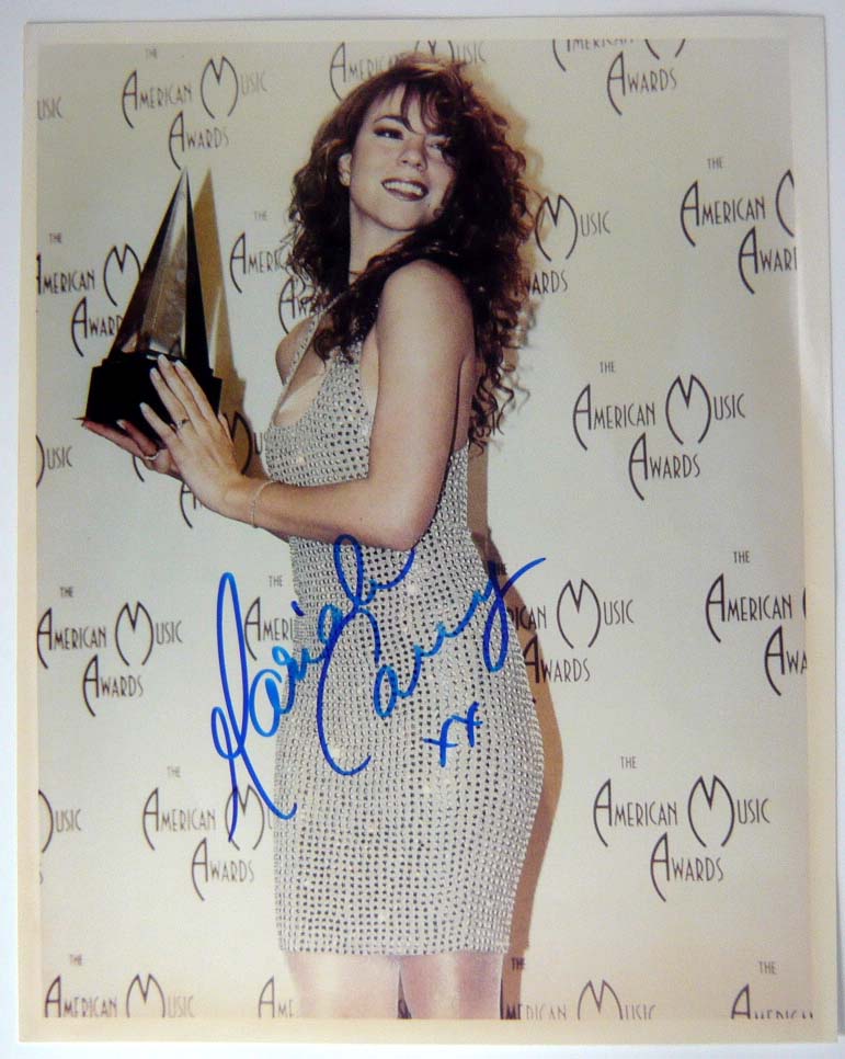 マライア・キャリー 直筆サイン入りUS版オリジナルスチール写真 - 映画