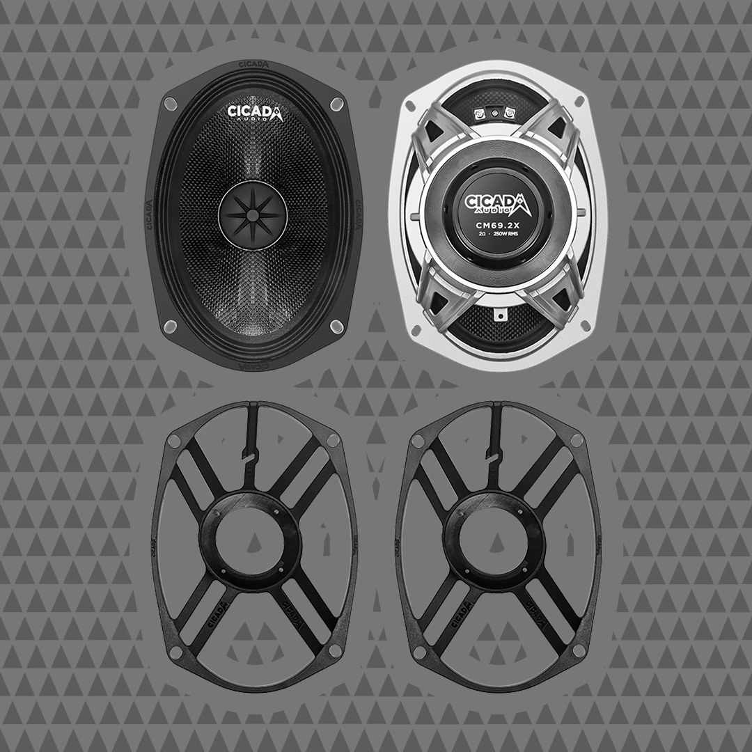 Buy 6X9-INCH MID-BASS COMPONENT SPEAKER KIT - 2Ω - Cicada Audio
