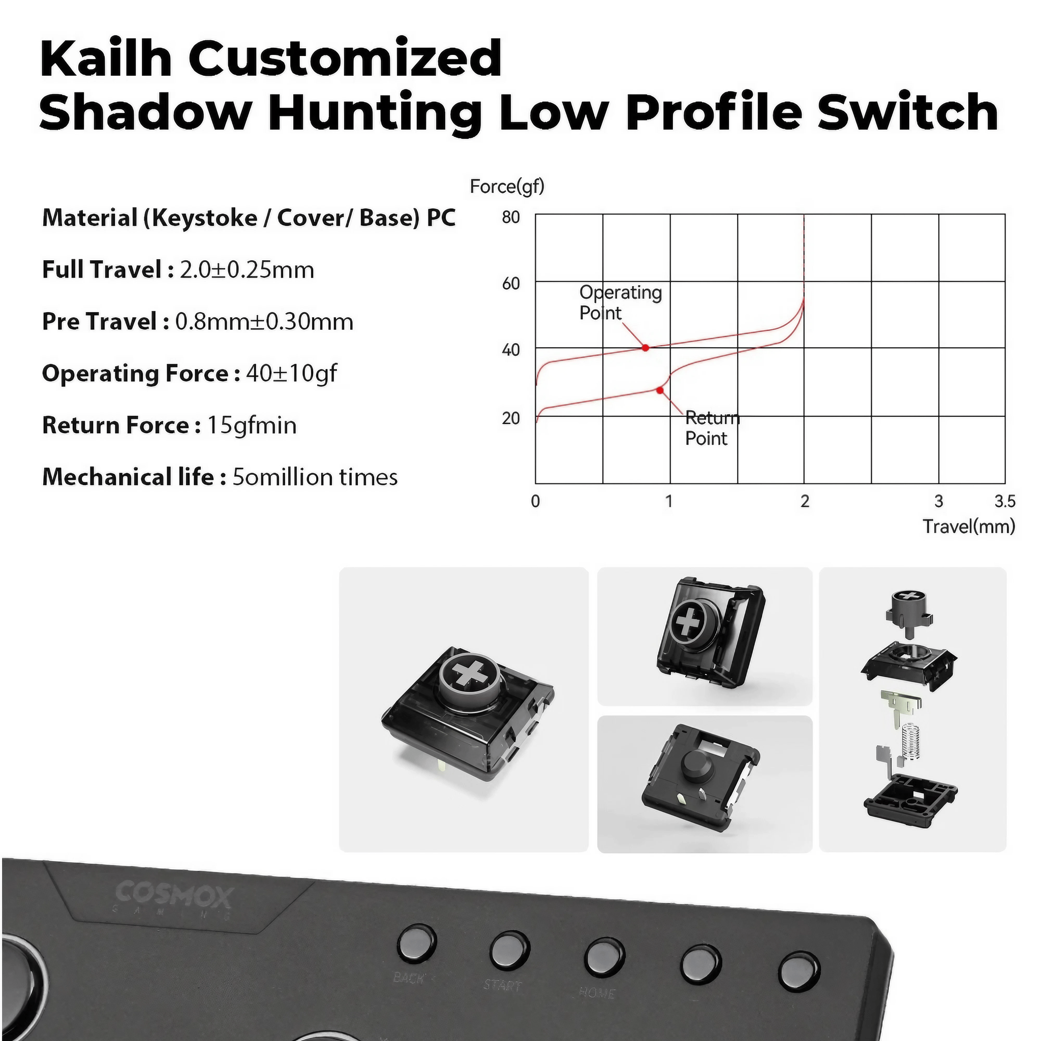 Haute42 COSMOX HautePad M Ultra Gen2 | アルミ合金製レバーレス