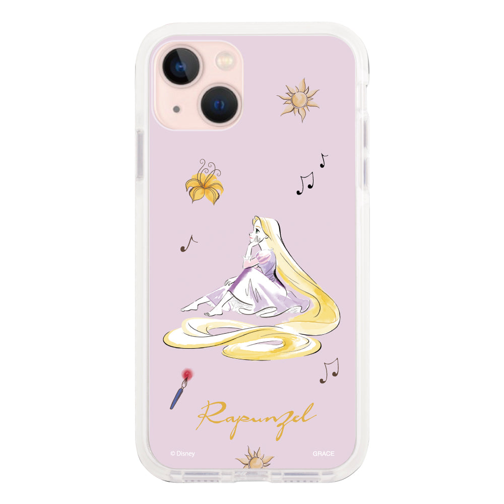iPhone14ケース】 クッションバンパー Disney100 WATERCOLOR PRINCESS