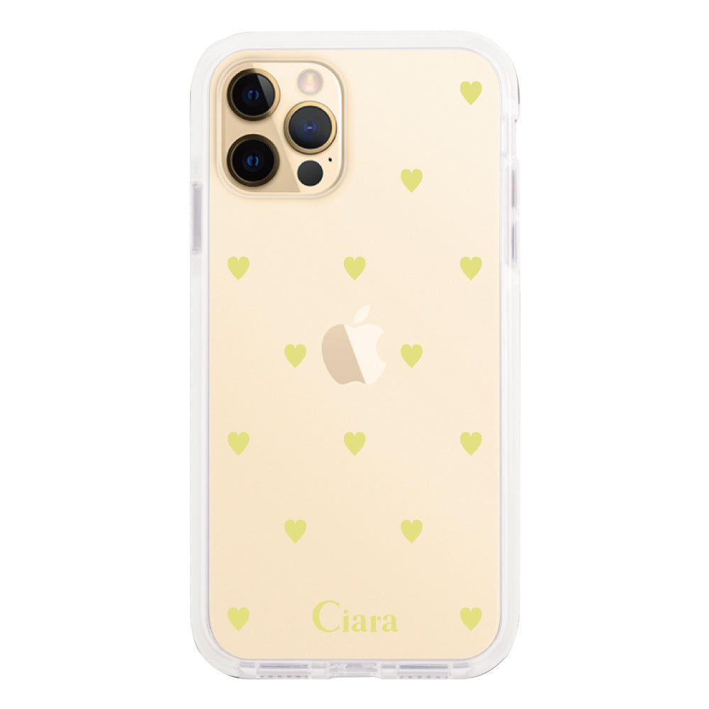 iPhoneケース】 クッションバンパー COLOR HEART(カラーハート