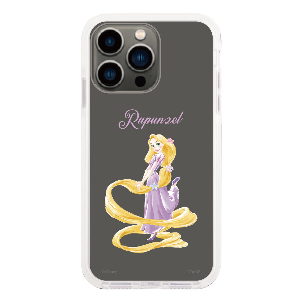 iPhone14ケース】 クッションバンパー Disney100 Princess Rapunzel