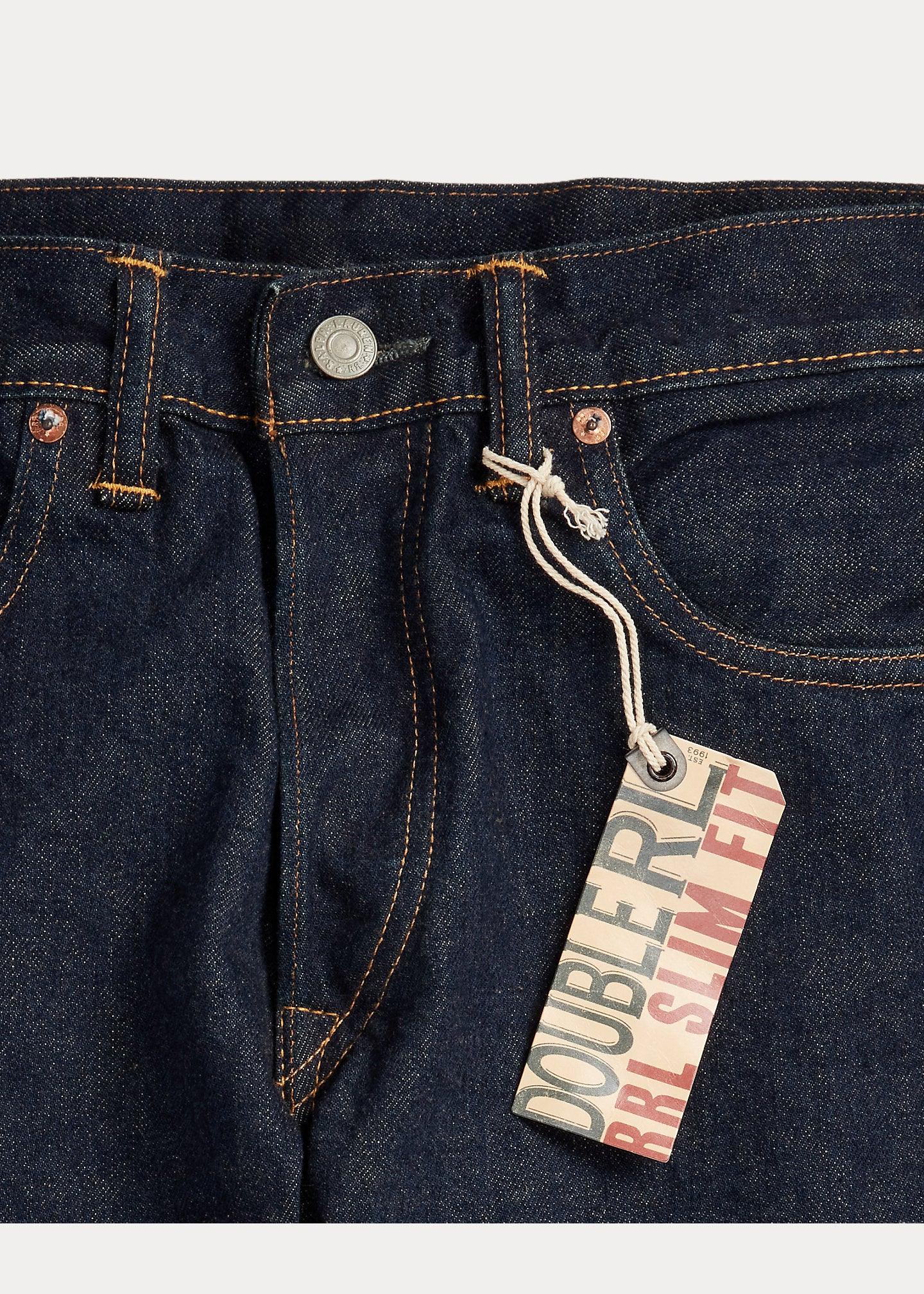 Double RL - Slim Fit Once-Washed Selvedge Jean – City Workshop