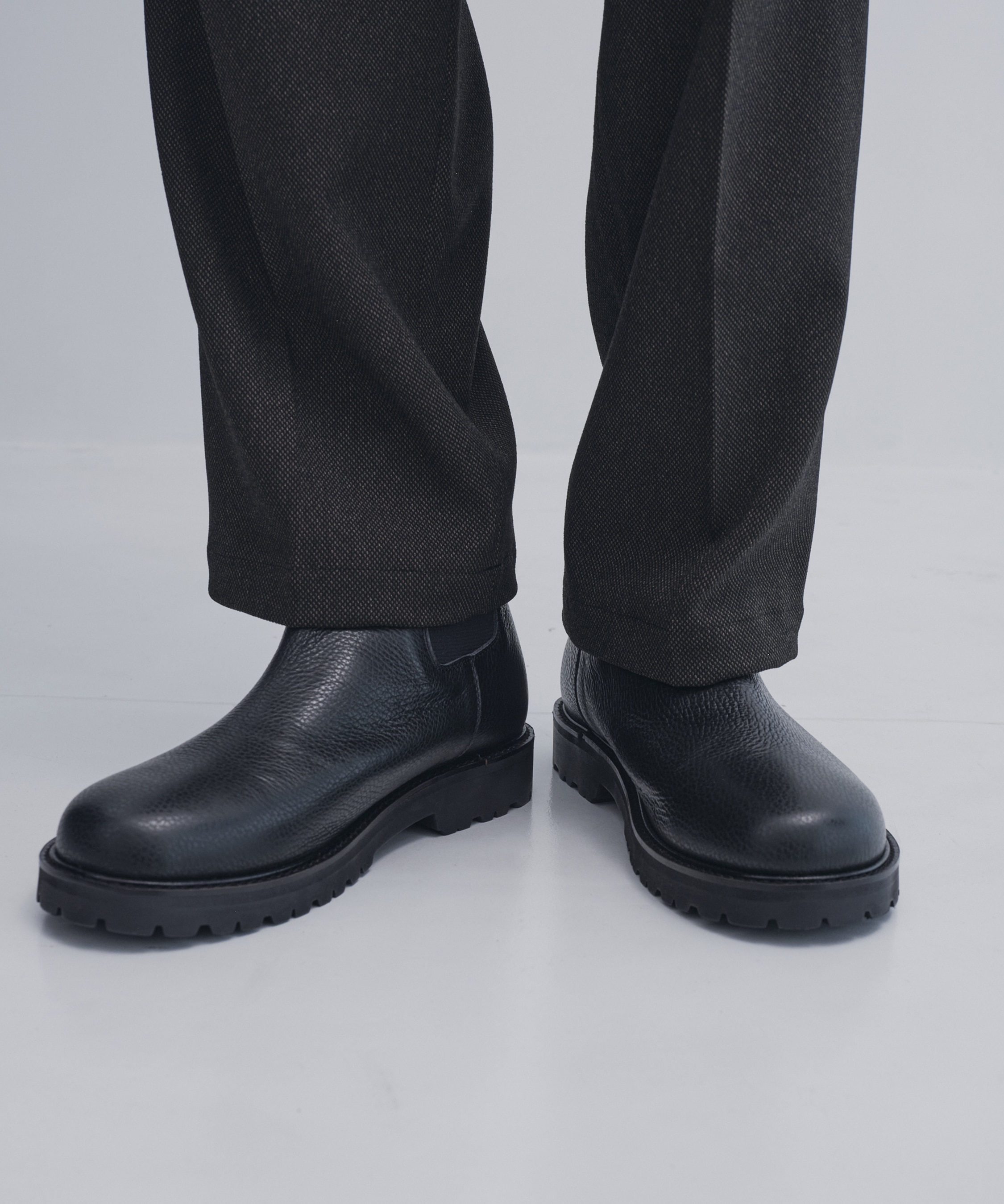 Vibramソール サイドゴアブーツ(1 BLACK): : メンズ｜CITY TOKYO