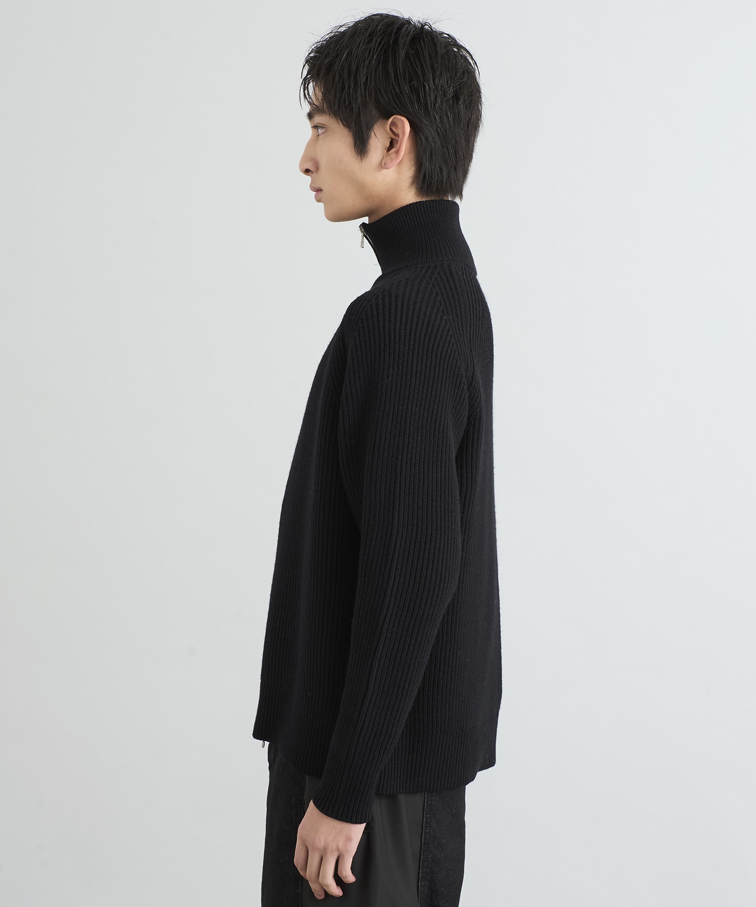 キャッシュウールドライバーズニット(2 BLACK): : メンズ｜CITY TOKYO