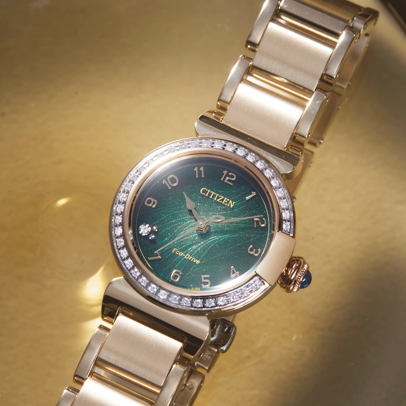 EM1123-62X Female Stainless steel green ⌀ 26mm Citizen Onlineshop