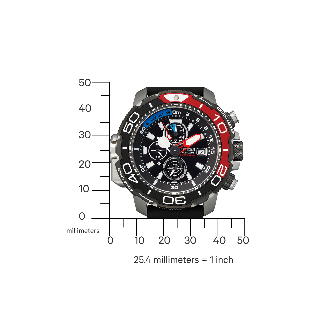 BJ2167-03E Male Rubber band (urethane) black ⌀ 47mm Citizen