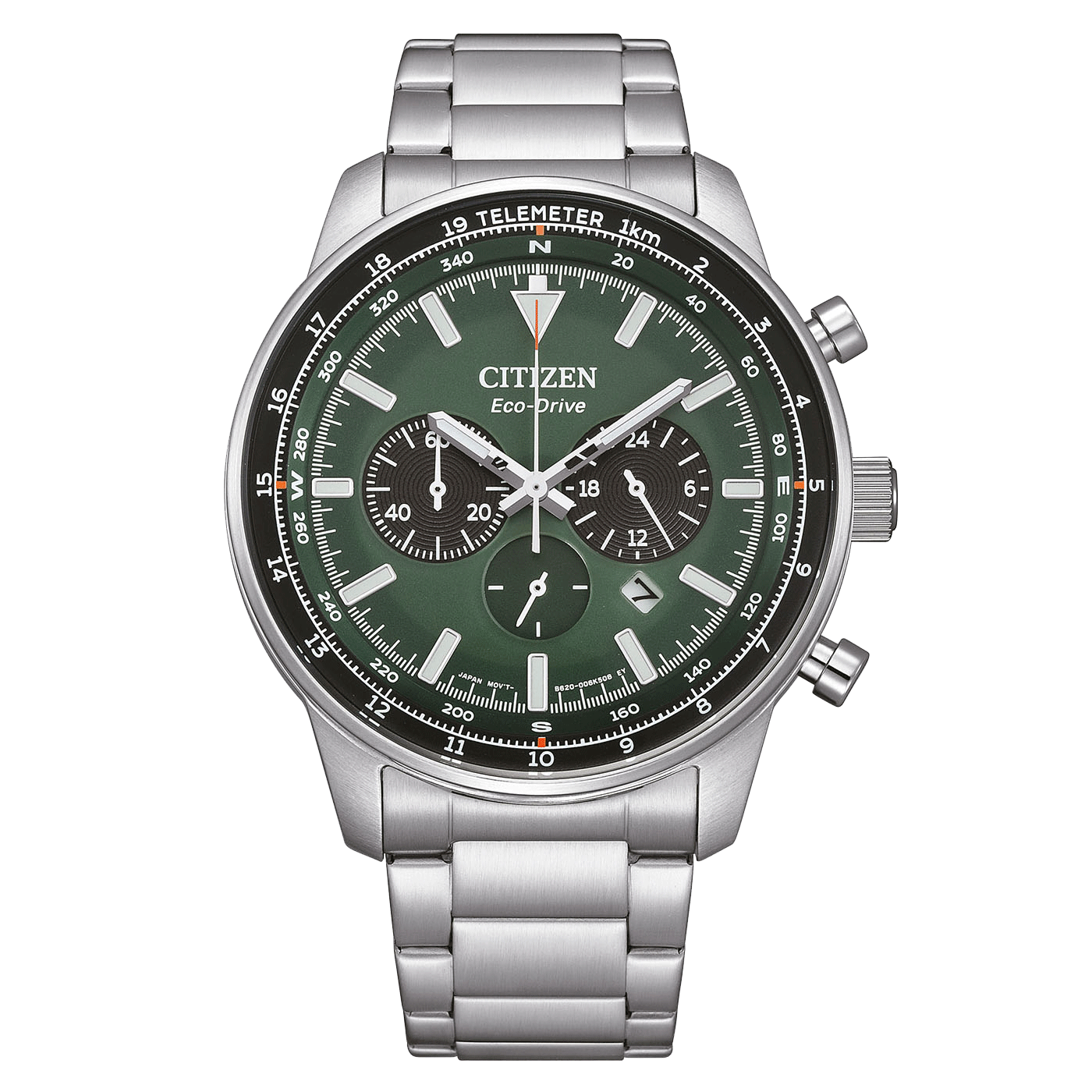 CA4500-91X Male Stainless steel black black / green ⌀ 44mm
