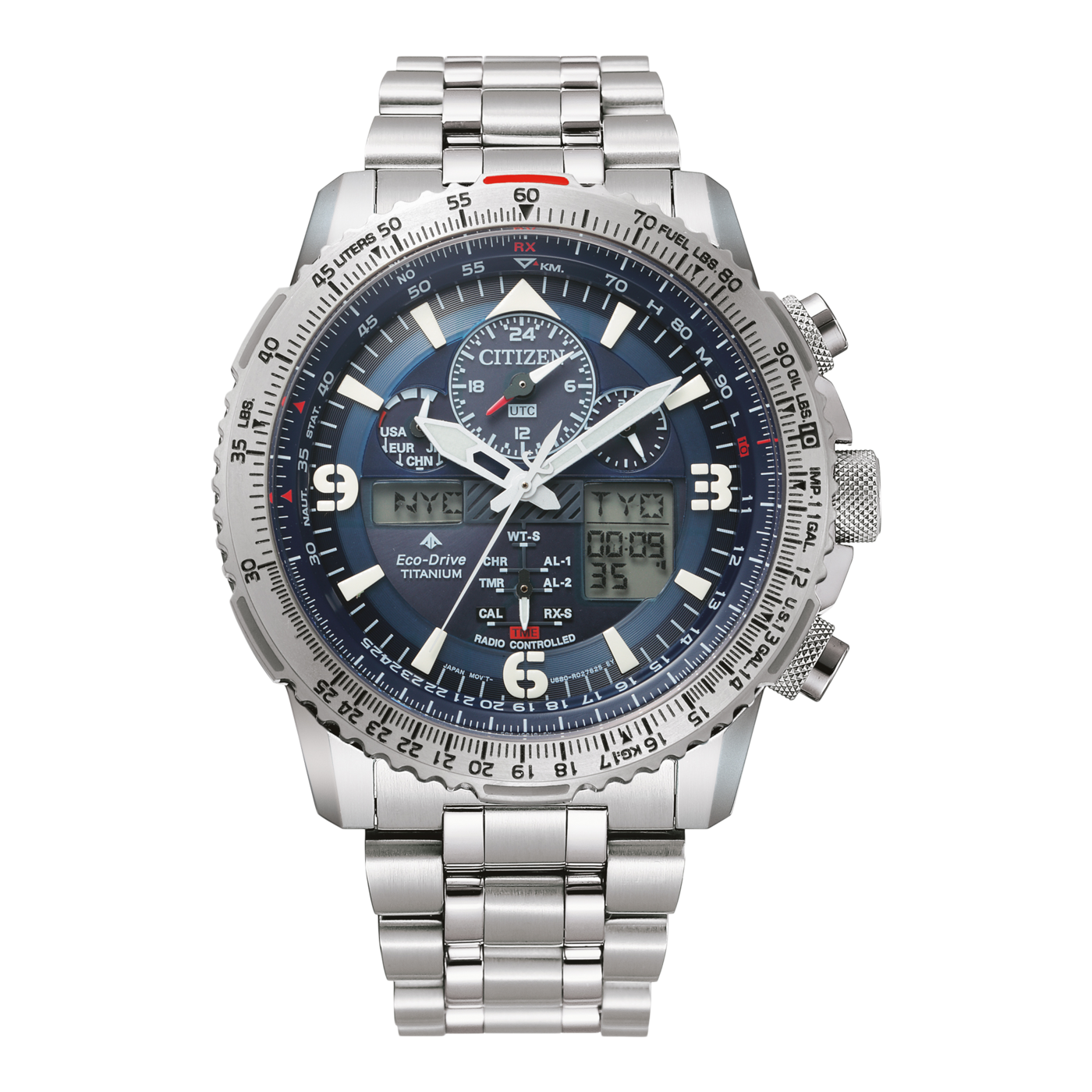 JY8100-80L Male Super Titanium ™ blue ⌀ 45.4mm Citizen Onlineshop