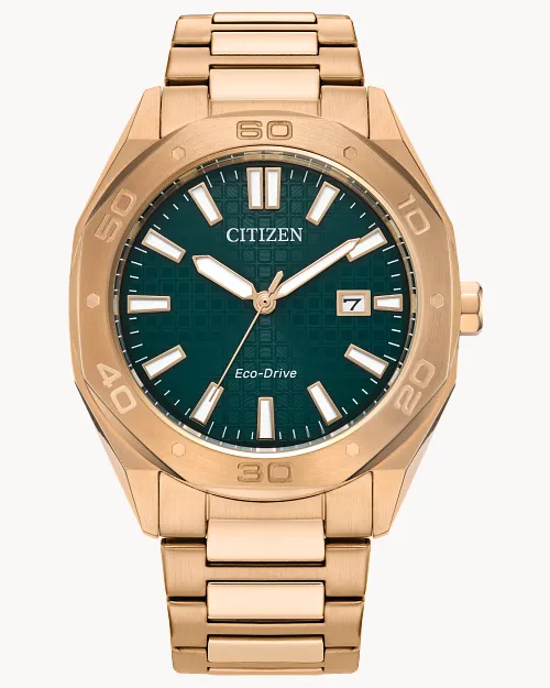 Odyn Green Dial Stainless Steel Bracelet BM7633-81X | CITIZEN