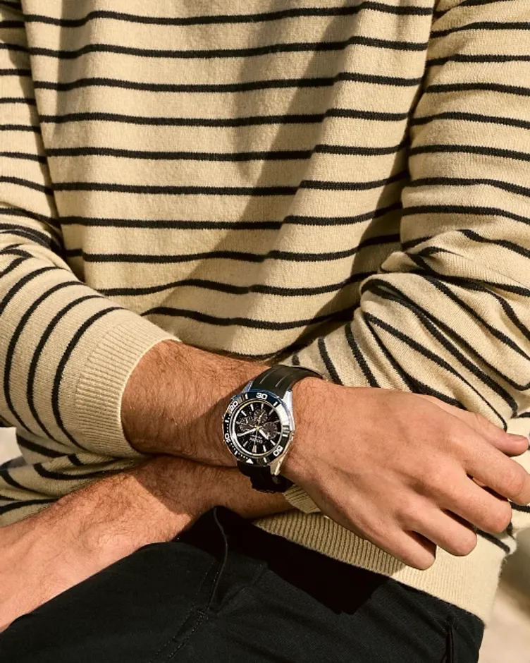 Endeavor Chrono Black Dial Polyurethane Strap CA4730-08E | CITIZEN