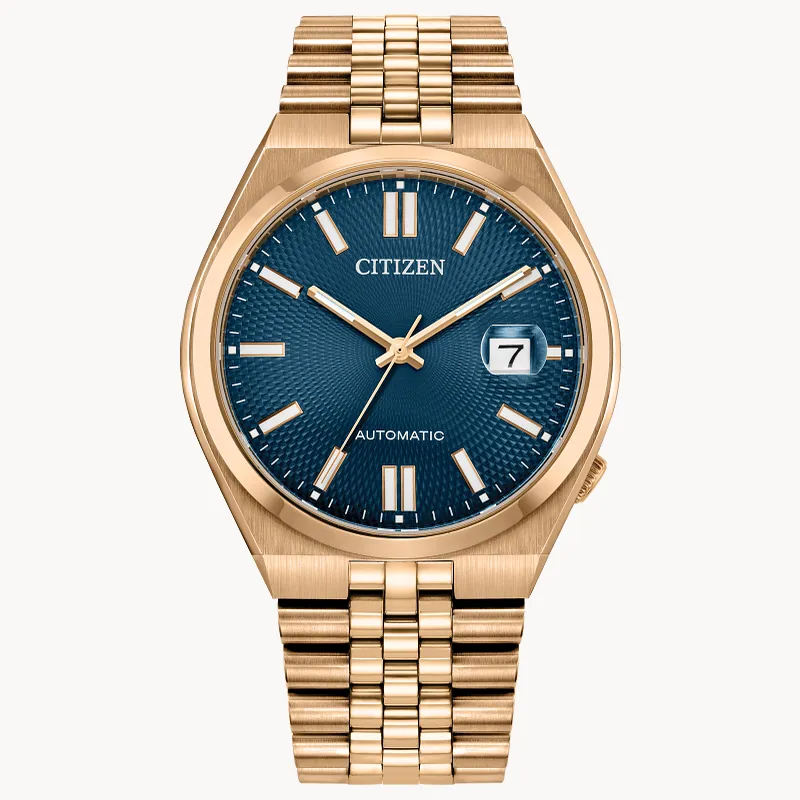 TSUYOSA 60 Blue Dial Stainless Steel Bracelet NK0023-57L | CITIZEN