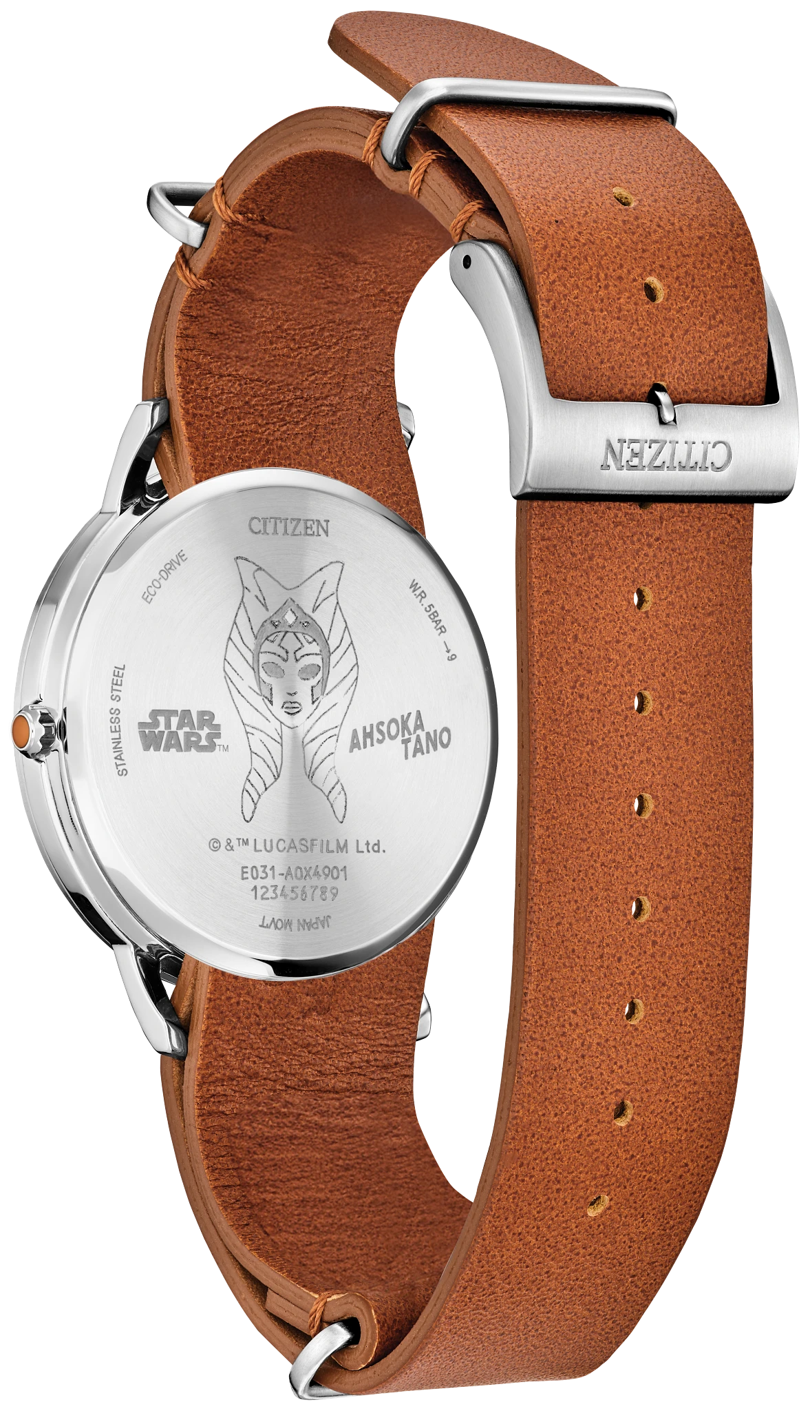 Ahsoka Tano Blue Dial Leather Strap BJ6508-02W | CITIZEN