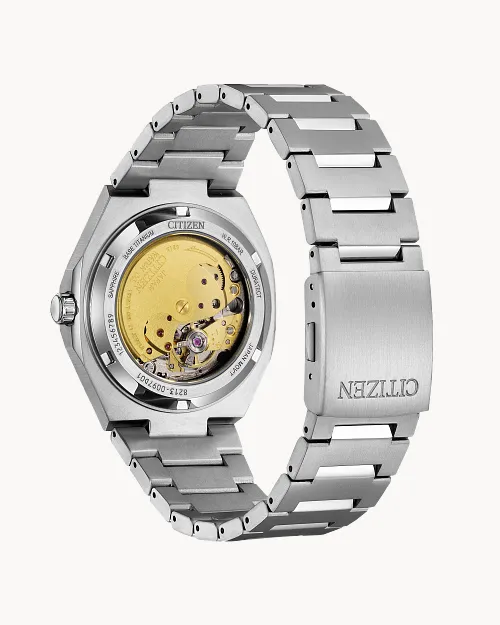 Zenshin Mechanical White Dial Super Titanium Bracelet NJ0180-80A