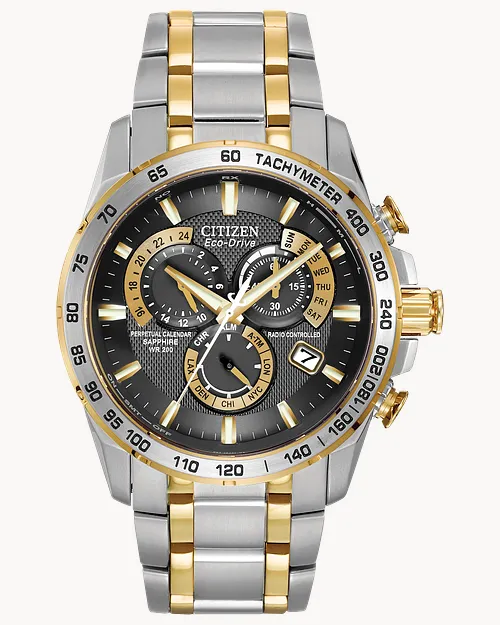 PCAT - Men's Eco-Drive AT4004-52E 5 Timezone Atomic Watch | CITIZEN