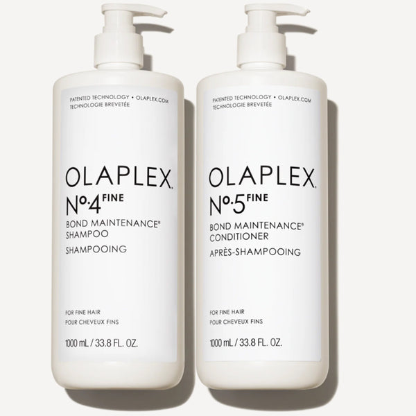 Olaplex No.4 Fine & No.5 Fine Liter Set – 1000ml Duo for Fine