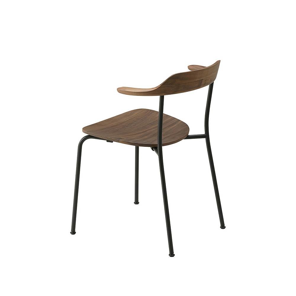 HIROSHIMA ARM CHAIR STACKING WOODEN SEAT｜マルニ木工｜コンフォート