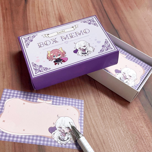 BOXメモ - 関西美術印刷 同人誌印刷・グッズ・CD＆DVDプレス