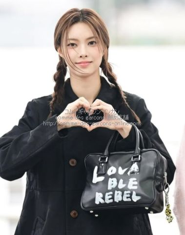 コムデギャルソン ガール メッセージ・ペイントバッグ