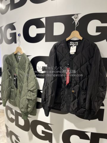 CDG × ALPHA INDUSTRIES ライナージャケット（アルファ Wネーム
