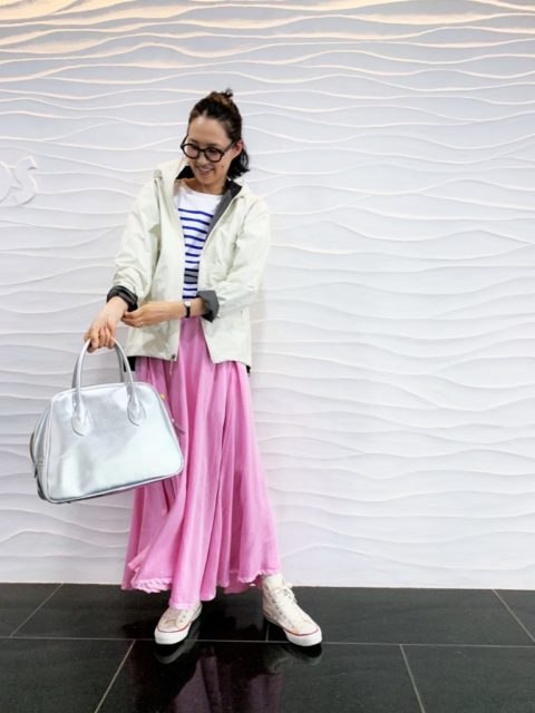 コムデギャルソン・シルバーバッグ（台形）青山店限定・吉田カバン