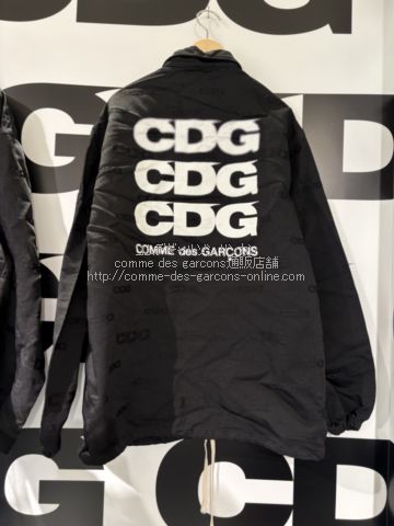 コムデギャルソン限定 CDG コーチジャケット-ポリエステル縮絨