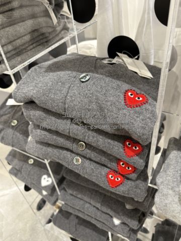 カーディガン-Play Comme des Garcons（プレイ・コムデギャルソン