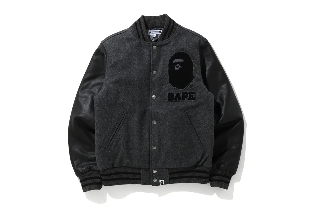 BAPE X UNDFTD VARSITY JACKET-エイプ アンディフィーテッド バー