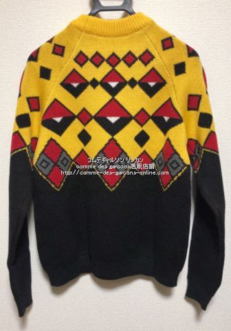 Prada(プラダ)アーガイルウール セーター-2020AWコレクション