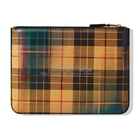 コムデギャルソン SA5100lt タータンチェック イエロー×グリーン