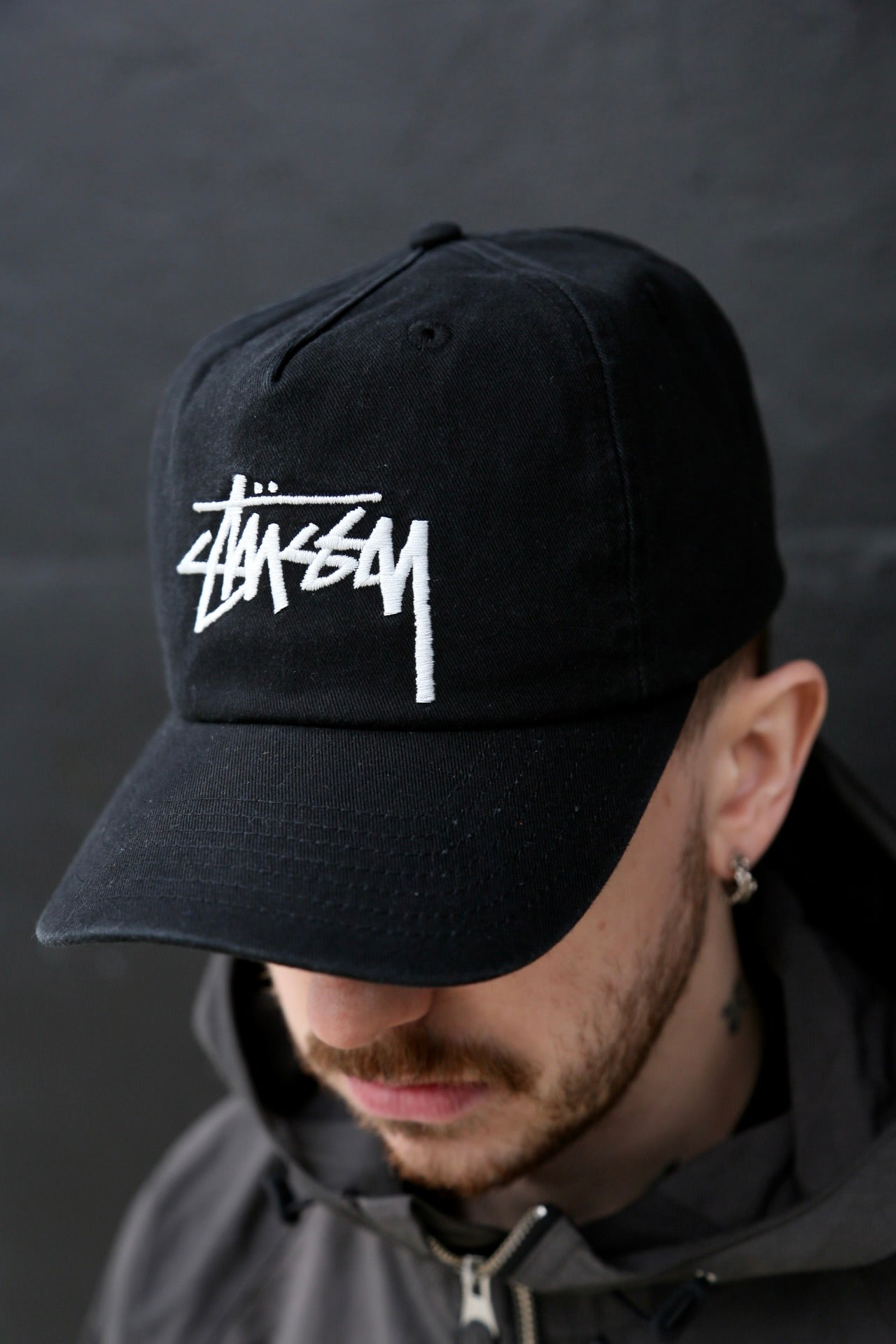 Big Stock Mid Depth Cap Shadow Black – Complex Clothing Inc.