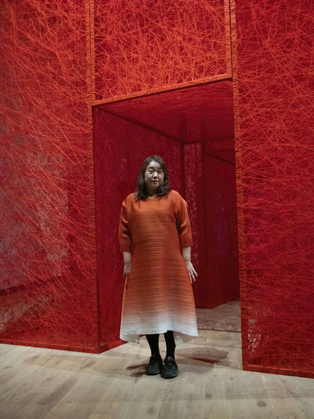 Chiharu Shiota at Kunsthalle Praha. | Contemporary Lynx - print