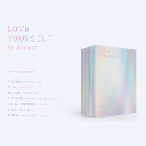 LOVE YOURSELF 結 'Answer' [輸入盤][4形態セット][CD] - BTS
