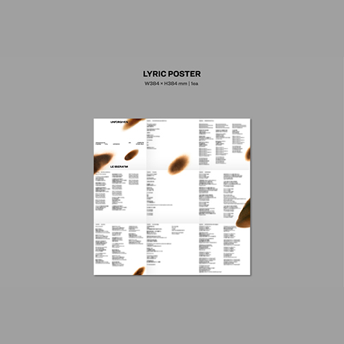 UNFORGIVEN (COMPACT ver.) [5形態セット][CD] - LE SSERAFIM