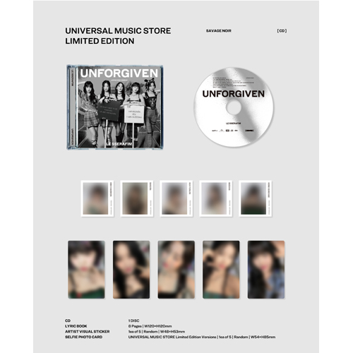 UNFORGIVEN [UNIVERSAL MUSIC STORE限定盤][CD MAXI] - LE SSERAFIM