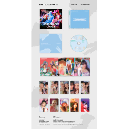 CRAZY [初回限定盤A][CD MAXI][+フォトブック] - LE SSERAFIM