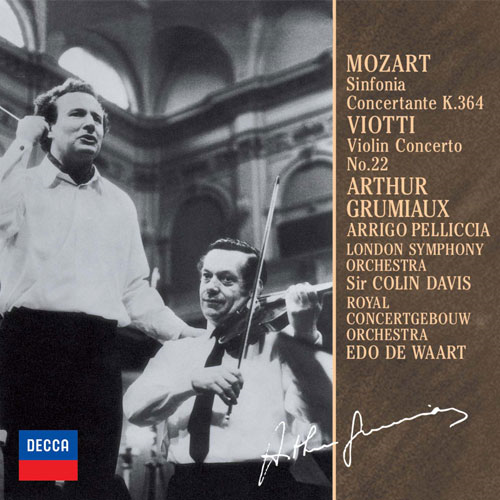 モーツァルト：協奏交響曲K.364、ヴィオッティ：ヴァイオリン協奏曲第