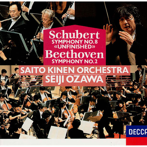 シューベルト/交響曲第8番 ベートーヴェン/第2番[CD] - 小澤征爾