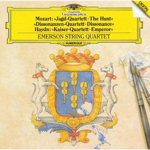 モーツァルト：弦楽四重奏曲第17番《狩り》、第19番《不協和音